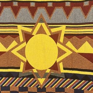 LAP THROW WOVEN BLANKET. 46W x 96. Never used.